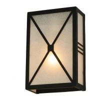 Meyda Blue 123381 - 8" Wide Whitewing Wall Sconce