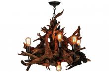 Meyda Blue 144568 - 30" Wide Driftwood 6 Light Chandelier