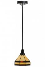 Meyda Blue 145363 - 8" Wide Topridge Mini Pendant