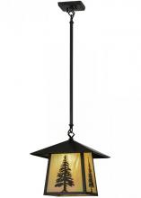 Meyda Blue 150785 - 12"Sq Stillwater Tall Pine Pendant