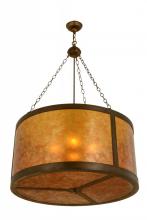 Meyda Blue 156999 - 32"W Smythe Craftsman Inverted Pendant