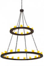 Meyda Blue 176133 - 60"W Loxley 28 LT Two Tier Chandelier