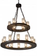 Meyda Blue 182367 - 36"W Loxley 18 LT Two Tier Chandelier