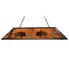 Meyda Blue 65417 - 60" Long Buffalo Oblong Pendant