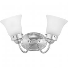 Progress P3288-15ET - Fluted Glass Collection Two-Light Bath & Vanity