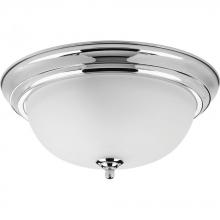 Progress P3925-15ET - Two-Light Dome Glass 13-1/4" Close-to-Ceiling
