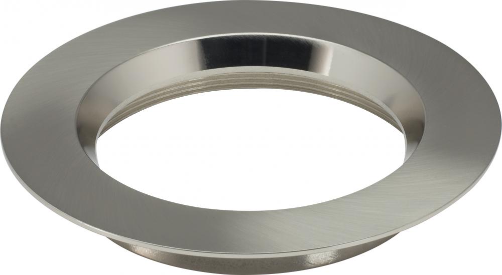 Freedom Round 5" Trim Option For 5"/6" Base Unit; Satin Nickel Finish