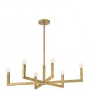 Hinkley Merchant 45048HB - Small Six Light Linear