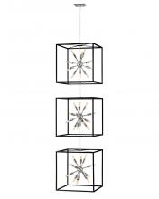 Hinkley Merchant 46318BLK-PN - Double XL Open Frame Pendant
