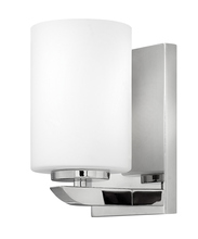 Hinkley Merchant 55020PN - Small Single Light Vanity