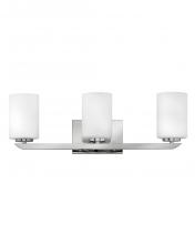 Hinkley Merchant 55023PN - Medium Three Light Vanity