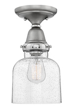 Hinkley Merchant 67013EN - Extra Small Cylinder Glass Flush Mount
