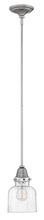 Hinkley Merchant 67073EN - Extra Small Cylinder Glass Pendant