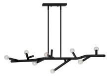 Hinkley Merchant 37095BK - Small Eight Light Linear