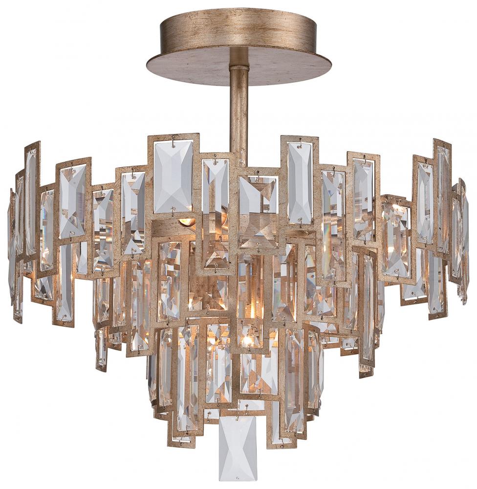 BEL MONDO - 5 LIGHT SEMI FLUSH