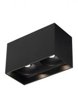 Visual Comfort & Co. Modern Collection 700FMEXOD660BW-LED930 - Exo 6 Dual Flush Mount