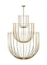 Visual Comfort & Co. Modern Collection SLCH32927PAB - Sanchi Grande Three Tier Chandelier