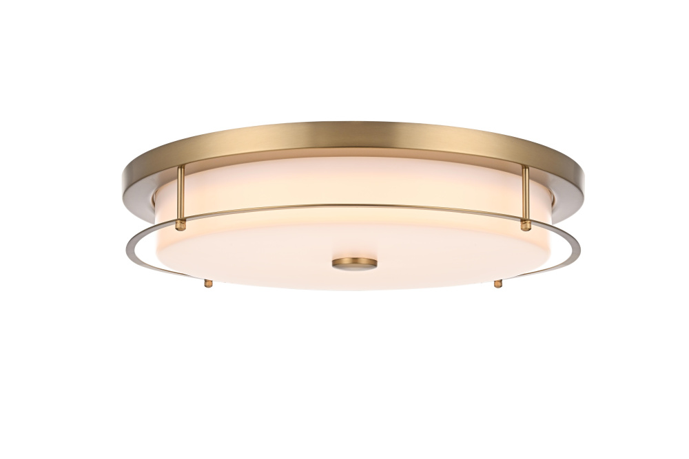 Kolson 20 inch LED Flush Mount in Satin Gold