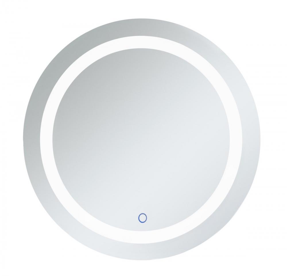 Helios 28 inch Hardwired LED mirror with touch sensor and color changing temperature