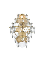 Elegant 1050W18SG - Adaline 18 inch Wall Sconce in Satin Gold