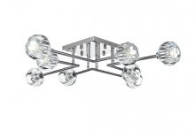 Elegant 3505F31C - Eren Flush Mount L31" W31" H5.5" L8 Chrome