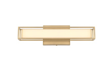 Elegant LD301W16SG - Aden 16 inch LED Wall Sconce in Satin Gold