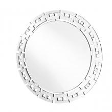 Elegant MR9144 - Sparkle 36 In. Contemporary Round Mirror in Clear