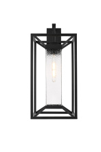 Elegant OD329W26BK - Willington 12 inch Outdoor Wall sconce in Black
