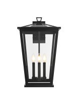 Elegant OD333W22BK - Berks 12.5 inch Outdoor Wall sconce in Black