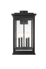 Elegant OD350W22BK - Ringgold 11 inch Outdoor Wall sconce in Black