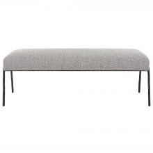 Uttermost 23685 - Uttermost Jacobsen Modern Gray Bench