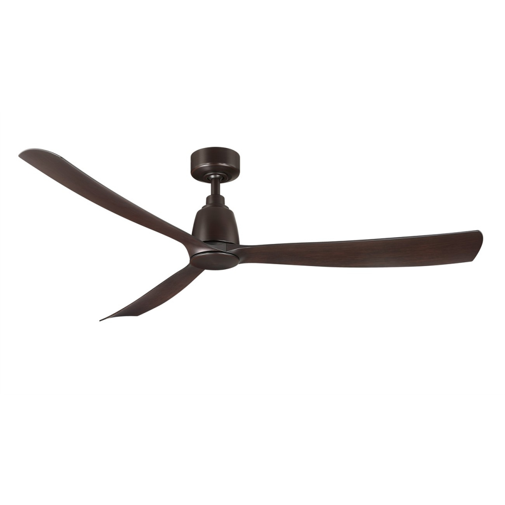 Kute 60 inch Indoor/Outdoor Ceiling Fan - Dark Bronze with Dark Walnut blades